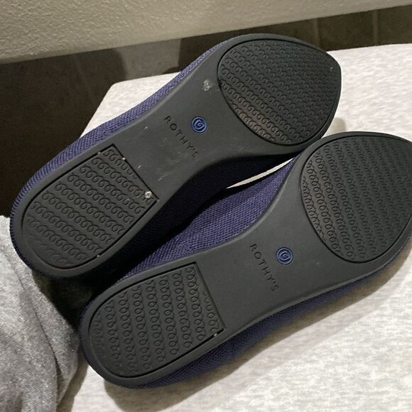 Rothy's The Point Women's Size 9 US Maritime Navy Pointed Toe Slip on Shoes - Picture 6 of 12